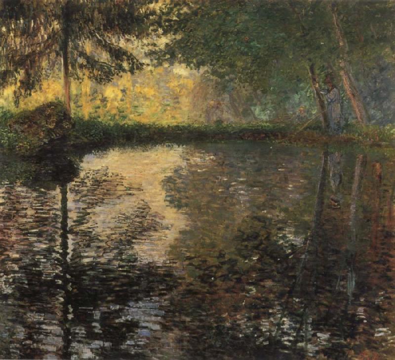 Claude Monet The Pond at Montgeron Spain oil painting art